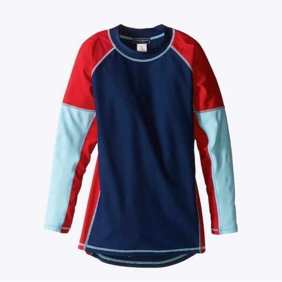 ToobyDoo Kids Unisex Long-sleeve Mondrian Rashguard - Size 1-2 - Picture 12 of 13